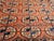 Vintage Turkmen Tekke in Allover Pattern in Brick-Red, Navy, Ivory, Blue For Sale - Image 12 of 16