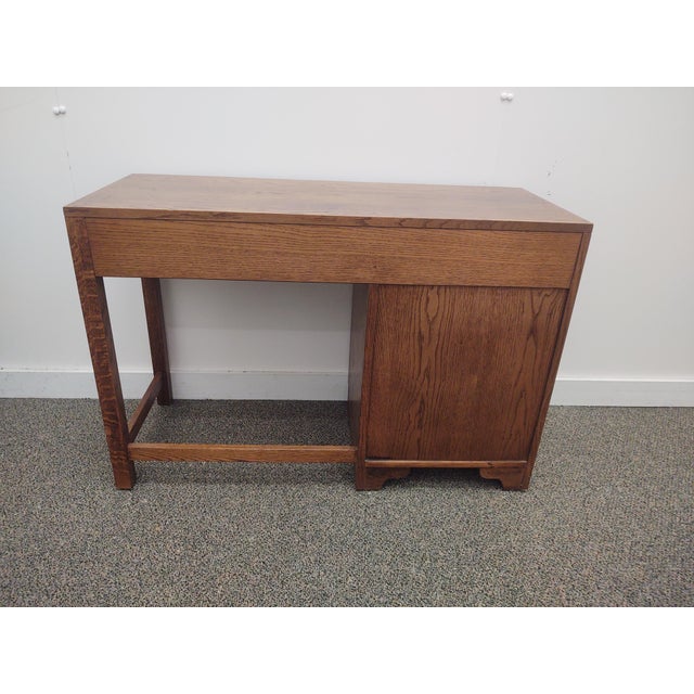 1960s Mid-Century Modern Bernhardt Campaign Style Desk For Sale - Image 5 of 7