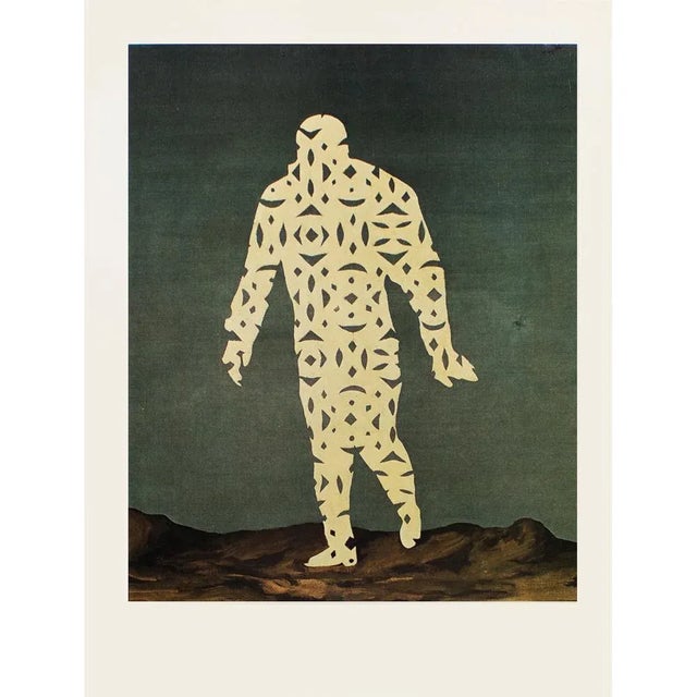 Paper 1972 After Rene Magritte "The Comic Spirit", First Edition Lithograph For Sale - Image 7 of 7