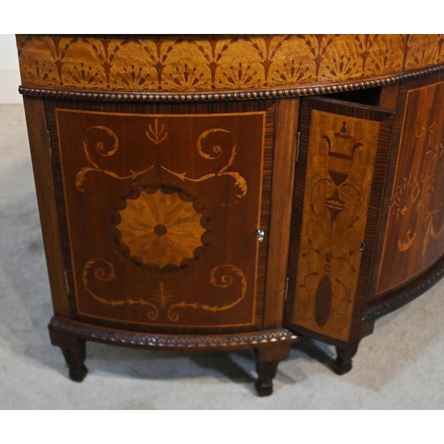 Sheraton Side Cabinets in Satinwood, 1890s, Set of 2 For Sale - Image 3 of 5