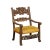 18th Century Vintage Italian Period Baroque Armchair with Carved Details For Sale - Image 12 of 12
