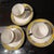 This elegant set of three antique tea cups and saucers showcases the early artistry of Royal Albert Crown China, dating to...