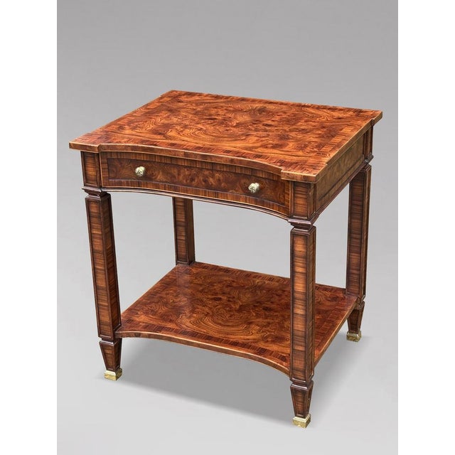 Walnut Side Tables from Brights of Nettlebed, 1980s, Set of 2 For Sale - Image 4 of 11