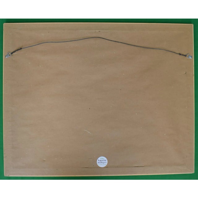 Traditional Bermuda Estate C1967 Watercolour by Jon Butler Provenance: The Susie Hilfiger Collection For Sale - Image 3 of 6