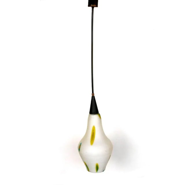 Murano Glass Pendant Light, 1950s For Sale - Image 4 of 4