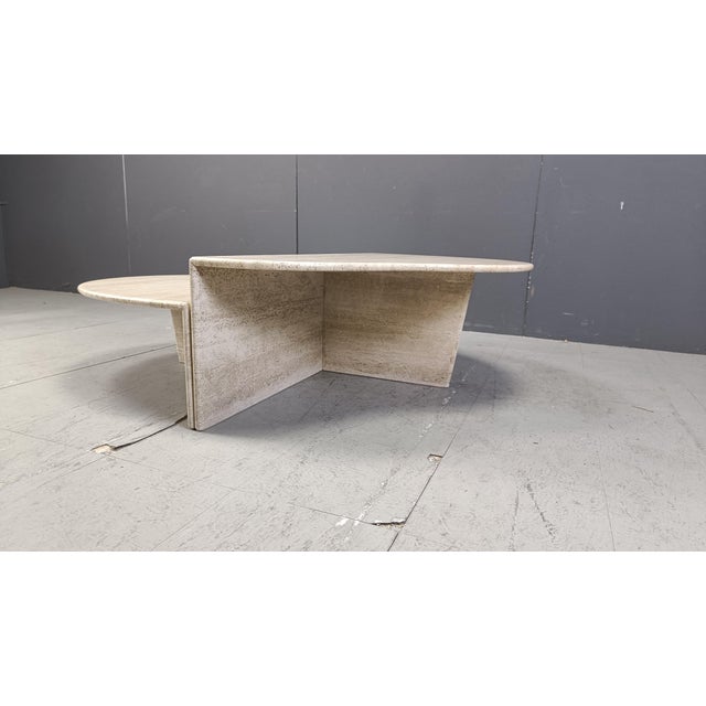 Mid-Century Modern Travertine Coffee Tables, 1970s, Set of 2 For Sale - Image 3 of 13