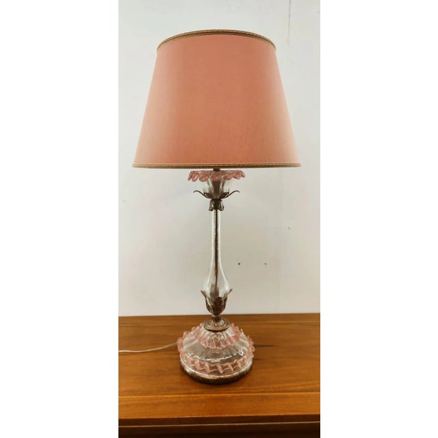Murano Glass Lamp For Sale - Image 10 of 11