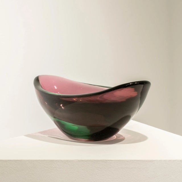 Hand-Crafted Pink Murano Center Piece, 1970 For Sale - Image 6 of 9