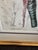 This piece is an antique botanical lithograph featuring the Billbergia rhodocyanea, commonly known as the Queen's Tears or...