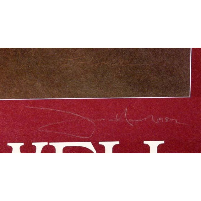 Portraiture 1990s Frank Howell Symphony Rare Hand Signed Fine Art Poster For Sale - Image 3 of 3