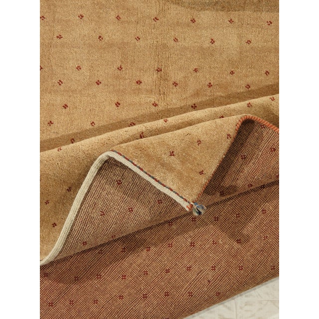 Vintage Hand-Knotted Persian Gabbeh Rug 6'5" X 9'10" For Sale In Washington DC - Image 6 of 6