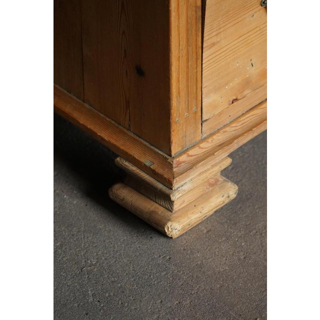Brown Vintage Danish Chest of Drawers in Pine, 1920s For Sale - Image 8 of 17