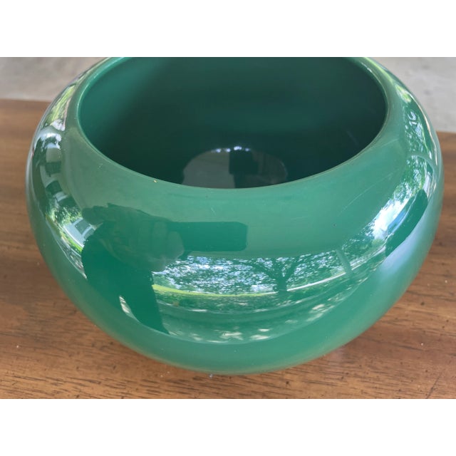 Art Deco 1980s Italian Ceramic Vase by Himark For Sale - Image 3 of 7