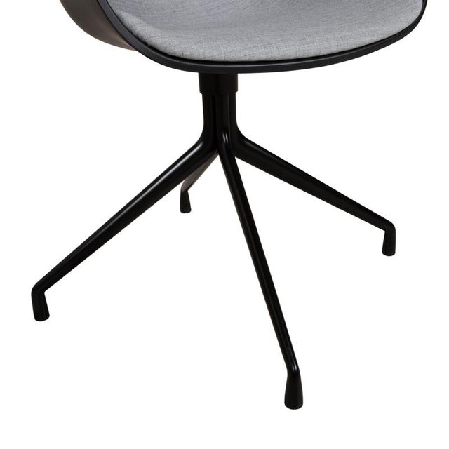 Plastic AAC20 Chairs in Grey and Black Plastic from Hay, Set of 12 For Sale - Image 7 of 18