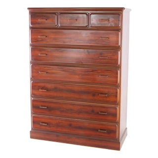 Japanese High Chest of Drawers, 1980s For Sale