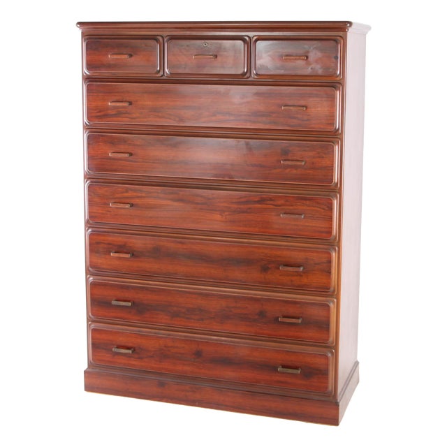 Japanese High Chest of Drawers, 1980s For Sale
