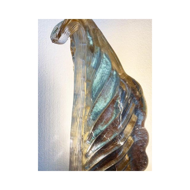 Glass Gold Leaf Murano Glass Wall Sconces by Simoeng, Set of 2 For Sale - Image 7 of 14