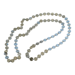 1970s Silver Round-Link Necklace