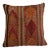Turkish Embroidered Kilim Pillow For Sale