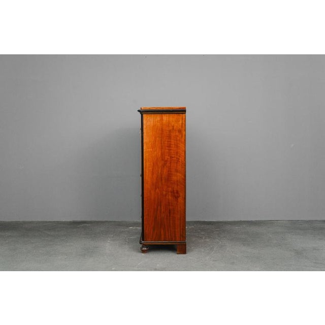 Historicist Civil Secretaire Desk in Walnut, 2nd Half of the 19th Century For Sale - Image 6 of 18