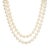 Chanel 1995 Vintage Chanel Choker Necklace Double Strand 12mm Faux Pearls Gripoix Clasp For Sale - Image 4 of 4