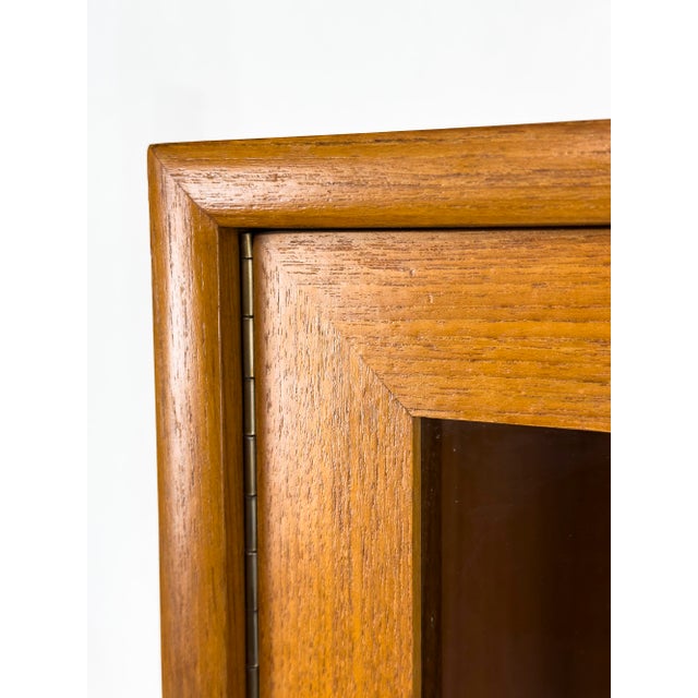 Vintage Teak Cabinet with Glass Doors from WK Möbel, 1970s For Sale - Image 14 of 18