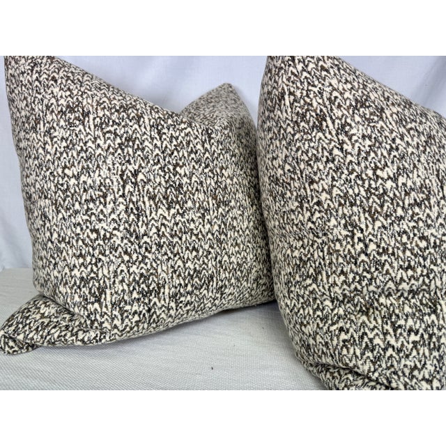 Transitional Rosemary Hallgarten "Cache" in Haute 22" Pillows-a Pair For Sale - Image 3 of 3