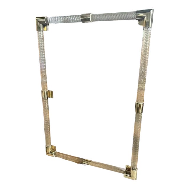 Italian Venetian Torchon Murano Glass Wall Mirror by Simoeng for Simoeng For Sale