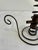 Mid 20th Century Vintage Primitive Iron and Wood Spiral Courting Candle Holder For Sale - Image 5 of 8