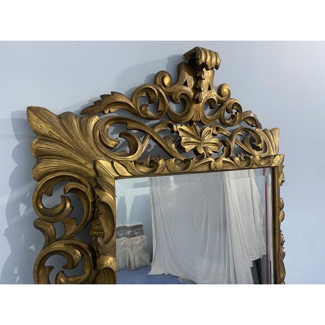 Antique Louis Philippe Gilt Mirror, 1850s For Sale - Image 11 of 16