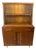 1960s Restored Mid Century Modern Walnut China Cabinet by Craddock Furniture For Sale