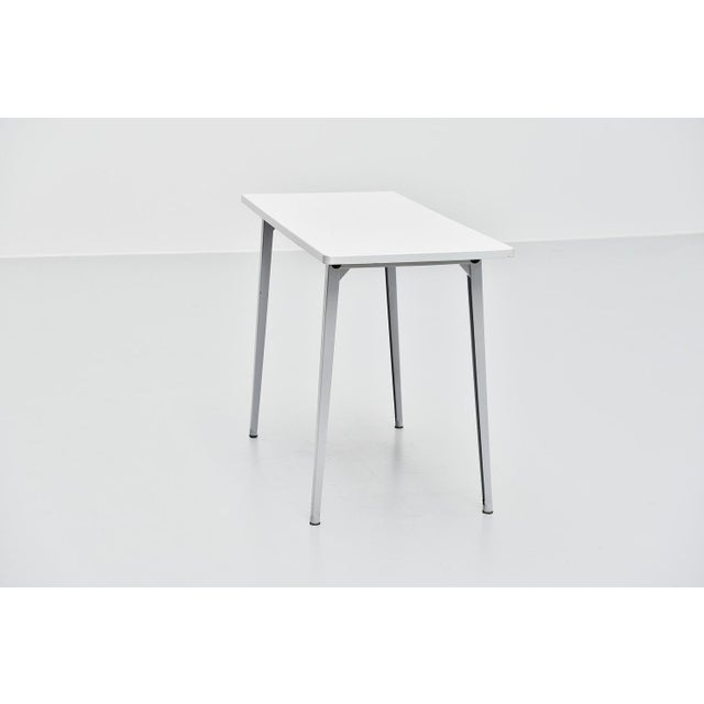 Metal Small Reform Table by Ahrend De Cirkel attributed to Friso Kramer, 1963 For Sale - Image 7 of 9