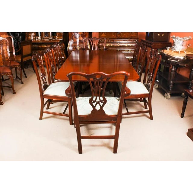 Regency Revival Dining Table by William Tillman, 1970s For Sale - Image 4 of 14