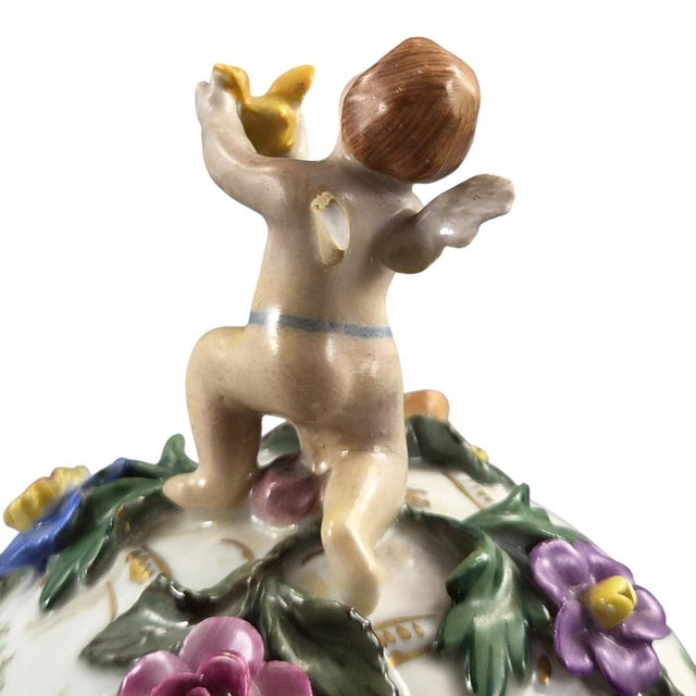 Vintage Porcelain Potpourri Urn from Carl Thieme, 1901 For Sale - Image 13 of 15
