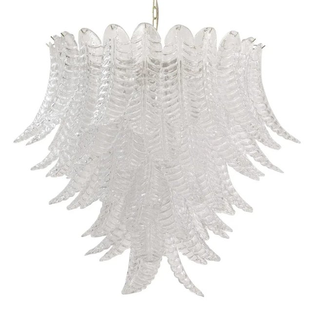 A great classic of italian vintage design and at the same time a magnificent contemporary glass chandelier in murano mid-...