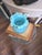 Blue Bristol Opaline Glass Vase For Sale - Image 9 of 10