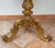 Antique 19th Century Louis Philippe Side Table in Gilded Wood with Marbled Inlay Top, France For Sale - Image 3 of 5