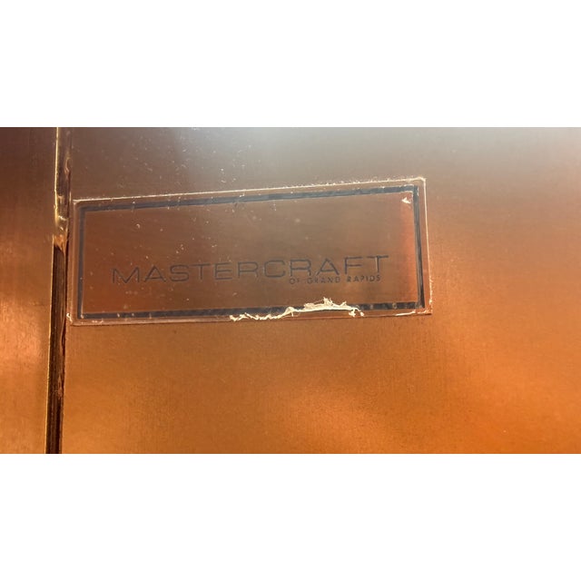Pair of Vintage Mastercraft Brass & Glass Illuminated Display Cabinets For Sale - Image 17 of 17