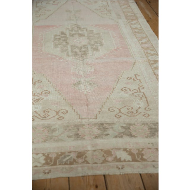 Vintage Distressed Oushak Rug - 3'10" X 7'6" For Sale - Image 9 of 12