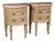 Italian Louis XVI Bonzanigo Style Lacquered Bedside Tables, 1950, Set of 2 For Sale