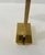 1980s Postmodern Pierre Disderot Verre Lumiere French Gold Wall Lamps - a Pair For Sale - Image 9 of 13