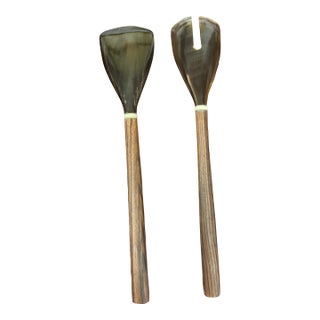 Mid-20th Century Bakelite and Serving Utensils - A Pair For Sale