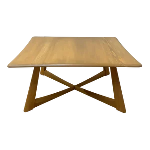 Mid Century Modern Heywood Wakefield X Base Coffee Table