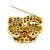 Metal 1990s Jean Vitau 18k Yellow Gold Sapphire and Diamond Pansy Brooch For Sale - Image 7 of 9
