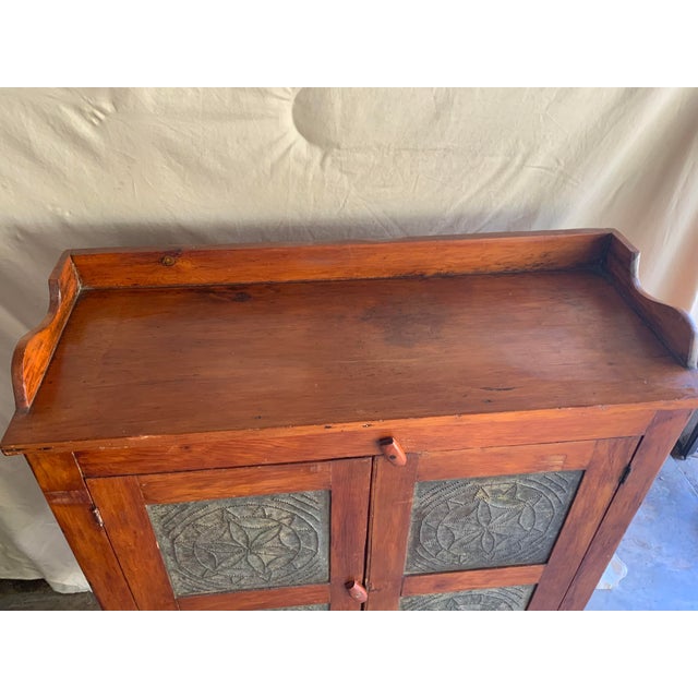 American 19th Century Pine and Poplar Pie Safe For Sale - Image 3 of 9