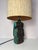 Turquoise Beige Ceramic Table Lamp by Bernard Rooke For Sale - Image 3 of 11