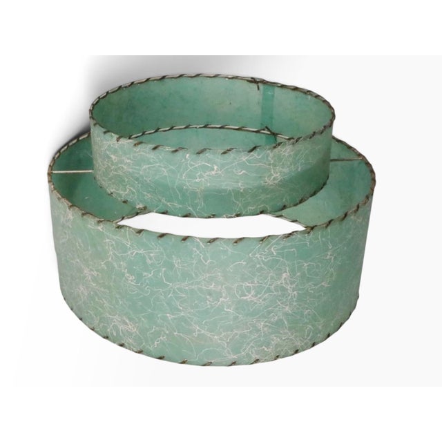 Mid 20th Century Mid Century Modern Fiberglass Lamp Shade For Sale - Image 10 of 10