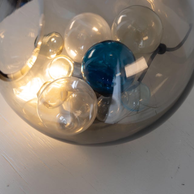 Blue Pallotta Table Lamp by Paolo Venini and Massimo Pistilli for Venini, 1960s For Sale - Image 8 of 12