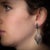 Contemporary 1990s Colored Sapphires and Pavé Set Diamond Dangle Earrings, Pair For Sale - Image 3 of 5