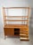 Large Danish storage unit from the 1960s, designed in the Scandinavian Modern aesthetic and crafted from teak and teak...